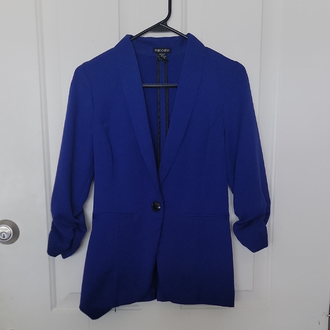 Brand Womens Blue Blazer